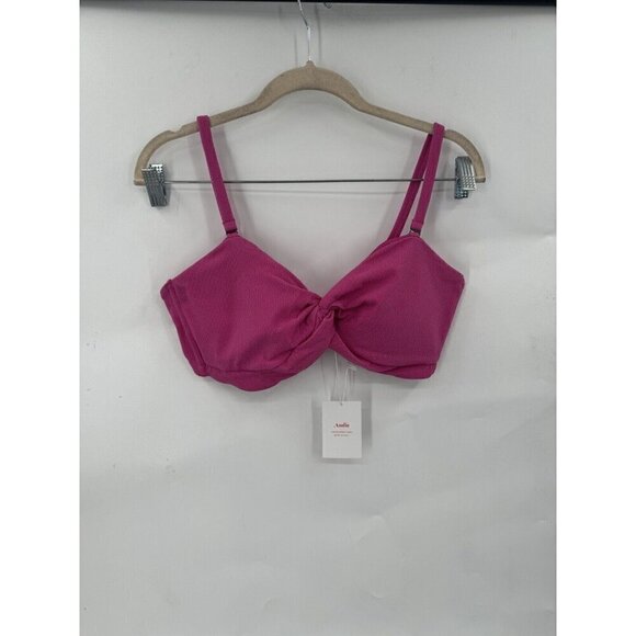 NEW Andie The Capri Swim Top Orchid XL Resprtwear Vacation Beach Bikini Top - Picture 2 of 13